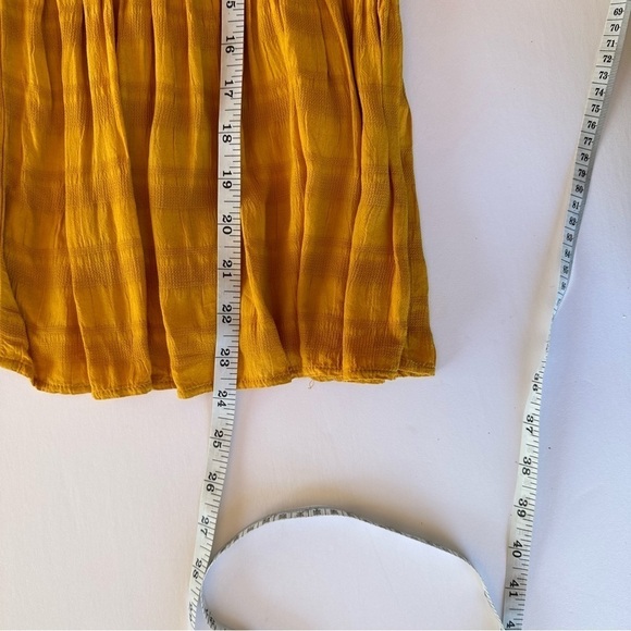 Lucky Brand Boho Flowy Baby Doll Peasant Top Blouse Deep V Neck Size Small - Picture 8 of 11